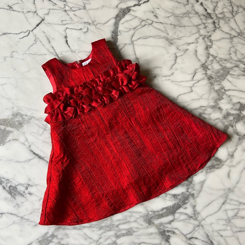 Beautiful Special Occasion Red Dress 3T